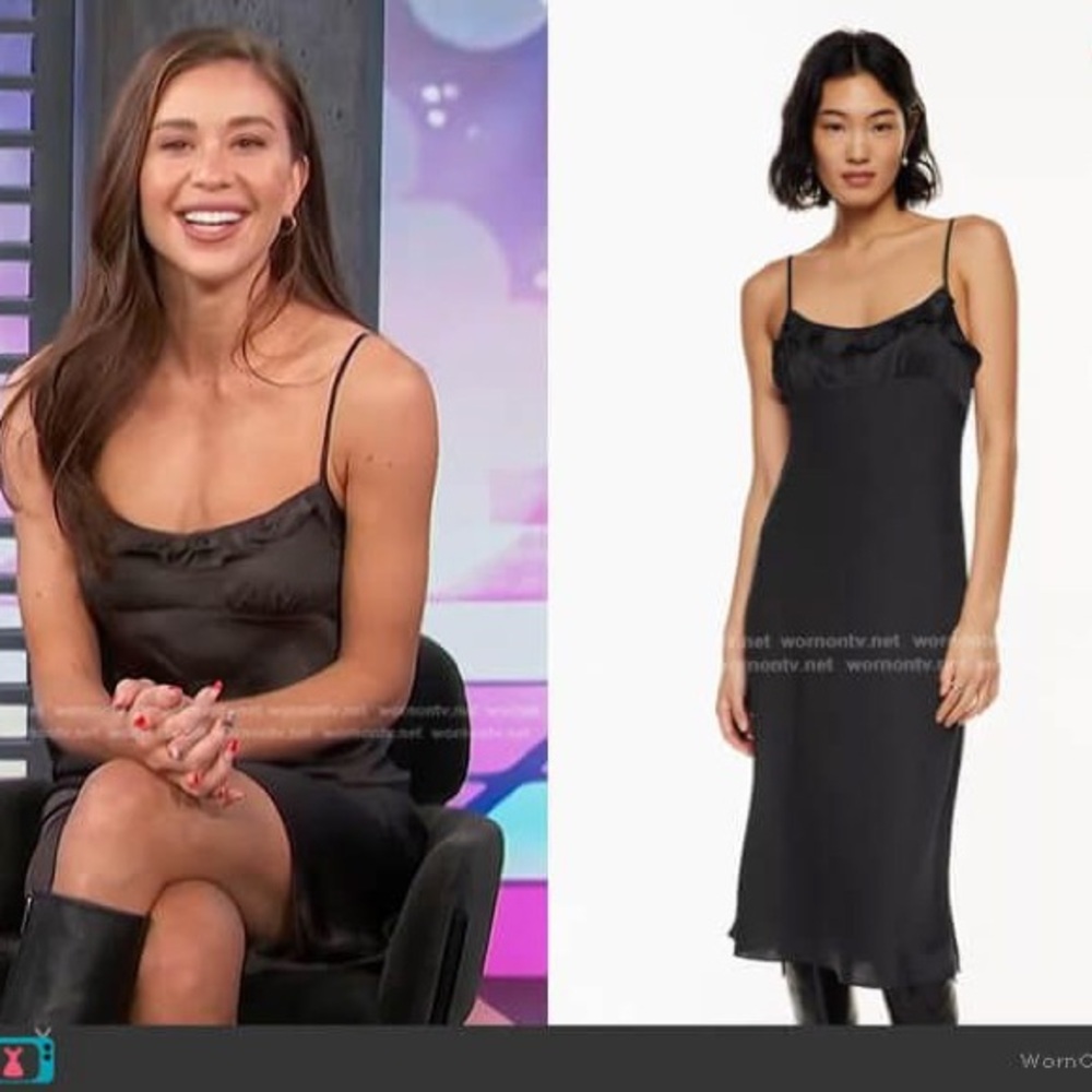 Aritzia Wilfred Ovation Dress in Black Size XS